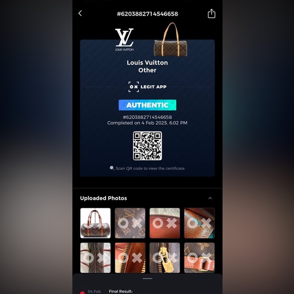 Louis Vuitton LV Hand Bag Papillon 30 Old Style Brown Monogram - Picture 12 of 16